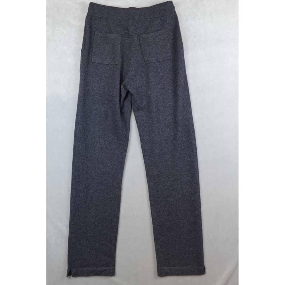 NWT Quince Mongolian Cashmere Pants Women Straight Leg Heather Charcoal Medium - Picture 9 of 10